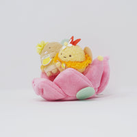 2023 Tonkatsu & Ebi Fry no Shippo Tenori Plush Set - Zassou & Fairy Flower Garden Theme - Sumikkogurashi - San-X