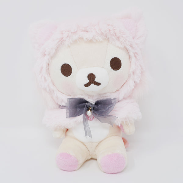 2017 Korilakkuma Pink Cat Cape Plush - Korilakkuma Cat Theme - Rilakkuma San-X