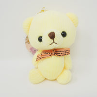 Yellow Bear “Scott” Plush Keychain - 2nd Edition Little Corduroy Bears Code & Roy - Yell Japan