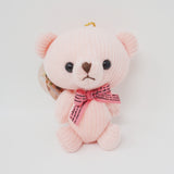 Pink Bear “Cody” Plush Keychain - 2nd Edition Little Corduroy Bears Code & Roy - Yell Japan
