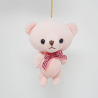 Pink Bear “Cody” Plush Keychain - 2nd Edition Little Corduroy Bears Code & Roy - Yell Japan