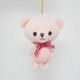 Pink Bear “Cody” Plush Keychain - 2nd Edition Little Corduroy Bears Code & Roy - Yell Japan