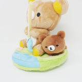 2016 Rilakkuma & Chairoikoguma Fishing Plush Playset - Korilakkuma's New Friend Theme Store Limited