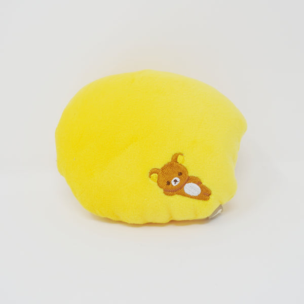 (No Tags) 2023 Rilakkuma's Yellow Plush Cushion - Rilakkuma