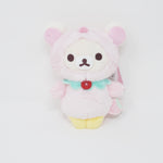 2024 Korilakkuma in Penguin Plush Keychain - Korilakkuma's Full of Strawberry Day - Rilakkuma - San-X