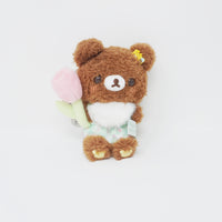 2021 Chairoikoguma with Tulip Plush Keychain - Koguma's Friend Theme - Rilakkuma