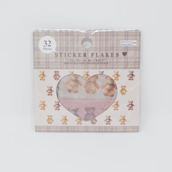 Kuma Bear Sticker Flakes - Daiso