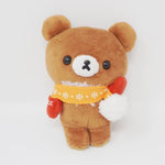 (No Tags) 2016 Chairoikoguma with Gloves & Scarf Prize Plush - Rilakkuma Gloves Gift Theme