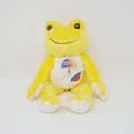 (No Tags) Yellow Pickles with Umbrella Embroidery Plush - Ametalk! x Pickles the Frog