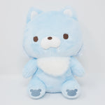 (No Tags) 2021 Blue Wolf Medium Plush - Rilakkuma San-X Chairoikoguma's Cute Plush Theme - San-X