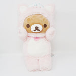 2023 Big Pink Cat Rilakkuma Plush - Neko Neko Onsen Theme