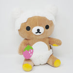 Rilakkuma Bubble Bath with Strawberry 12.5in Licensed Plush - Bath Rilakkuma