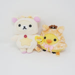2023 Korilakkuma Dandelion Hamster & Kiiroitori Happy Natural Time Plush Set - 20th Anniversary Rilakkuma Rilakuji Prize - San-X