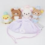 2022 Halloween Plush Set Chairoikoguma, Korilakkuma, Kiiroitori & Rilakkuma - Monster Halloween San-X