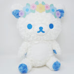 2024 White Flower Crown Rilakkuma XL Blue Version Rose Boa Prize Plush