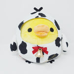 2008 Large Cow Kiiroitori Plush - Lazy Rolling Around Outside Rilakkuma 5th Anniversary - San-X