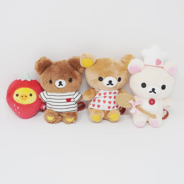 (No Box) 2018 Rilakkuma Strawberry Party Plush Set