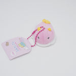 Pink Sea Slug Plush Keychain - Yell Japan