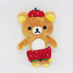 (No Tags) 2011 Rilakkuma in Strawberry Plush Prize - Ichigo Rilakkuma - San-X