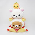 2019 Rilakkuma, Korilakkuma, Kiiroitori Kagami Mochi Medium Plush Set - New Year Rilakkuma Store Limited - San-X