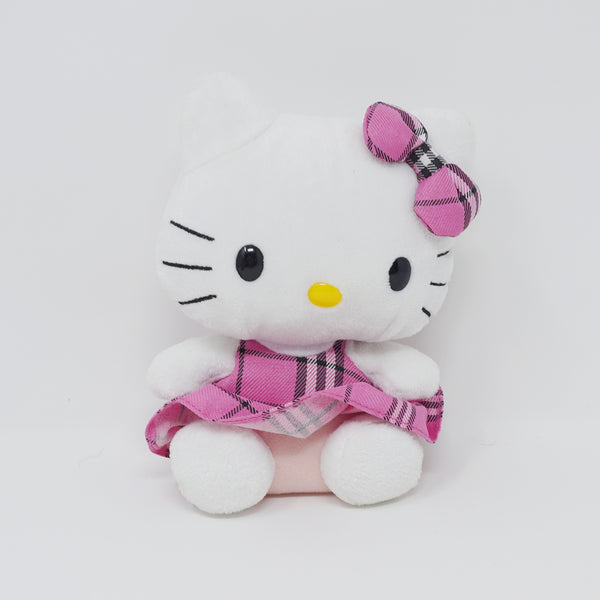 2009 Hello Kitty with Pink Plaid Dress - TY Sanrio