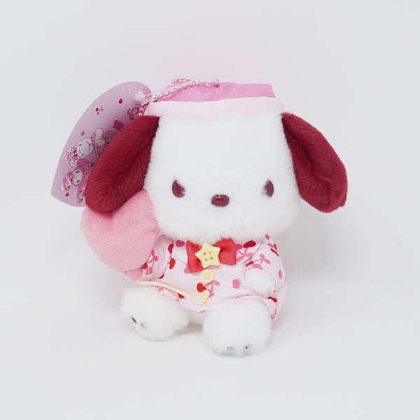2023 Pochacco with Heart Balloon Plush Keychain - Sanrio