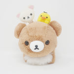 (No Tags) 2020 Chairoikoguma, Korilakkuma & Kiiroitori Plush - Grow Big Chairoikoguma Rilakkuma Store Exclusive - San-X
