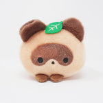 (Secondhand) Raccoon Tanuki Mochi Stacking Plush - Coro Coro Fox and Raccoon - Yell Japan Hokkaido