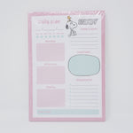 Snoopy Daily Planner Notepad B. Pink - Peanuts