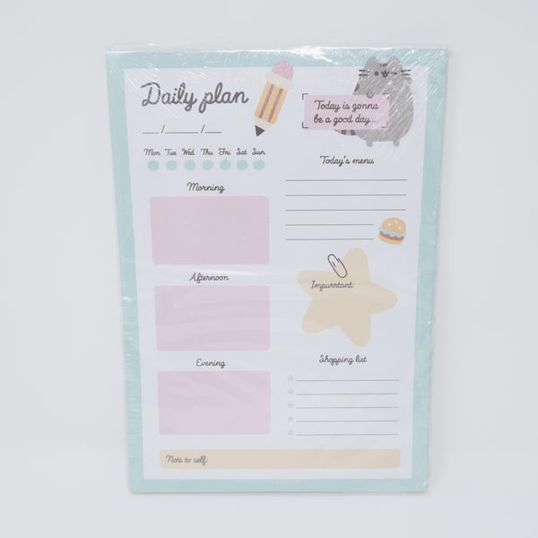 Pusheen Daily Planner Notepad B. Green - Pusheen