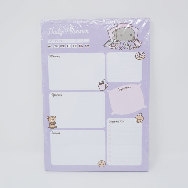 Pusheen Daily Planner Notepad A. Purple - Pusheen