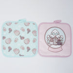 2024 Pusheen 2 Piece Pot Holder Set - Winter