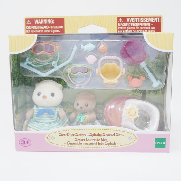 Sea Otter Sisters Splashy Snorkel Set - Calico Critters