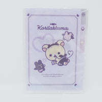 2025 A6 Clear File Mini Index Holder - Korilakkuma's Little Devil Mood - Rilakkuma - San-X