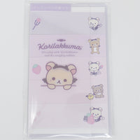 2025 Index Sticky Sheets - Korilakkuma's Little Devil Mood - Rilakkuma - San-X