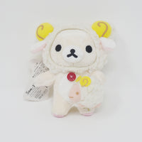 2015 Aries Korilakkuma Sheep Plush Keychain - Rilakkuma Zodiac - San-X