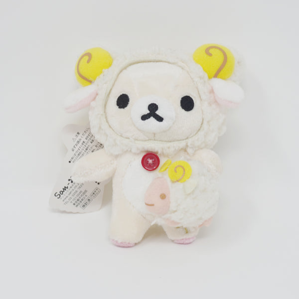 2015 Aries Korilakkuma Sheep Plush Keychain - Rilakkuma Zodiac - San-X