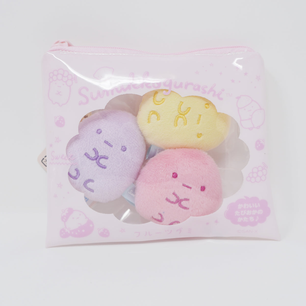 2024 Tapioca Gummy Candy Plush Set Pouch - Sumikkogurashi Collection S ...