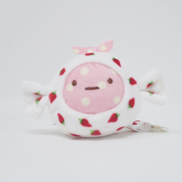 2024 Furoshiki Strawberry Milk Tenori Plush - Sumikkogurashi x Sakuma Strawberry Candy