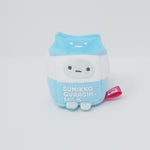 (No Tags) 2024 Blue Tapioca Milk Carton Tapioca Lottery Tenori Plush - Waku Waku Convenience Store Theme - Sumikkogurashi - San-X
