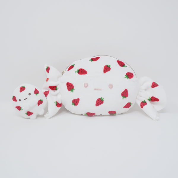 2024 Candy Pouch & Tenori Plush Set - Sumikkogurashi x Sakuma Strawberry Milk Candy - San-X