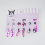 Kuromi Flame Cuff Earring Multipack - Sanrio