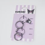 Kuromi Skull 4 Pack Ring Set - Sanrio