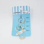 Cinnamoroll Gold Charm Chunky Rings Set - Sanrio