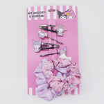 My Melody Kuromi Mixed Hair Clip & Scrunchies Set - Sanrio