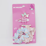 My Melody Hair Clip & Scrunchies Set - Sanrio