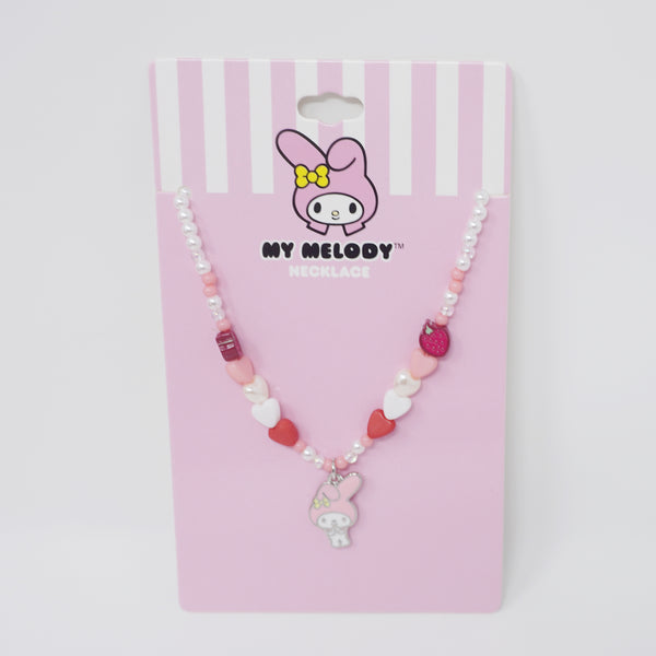 My Melody Pearl Heart Necklace - Sanrio