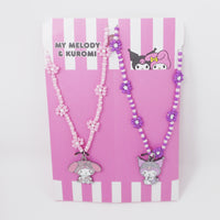 My Melody & Kuromi Beaded Bestie Necklace Set - Sanrio