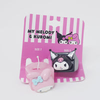 Kuromi & My Melody Acrylic Ring Set - Sanrio