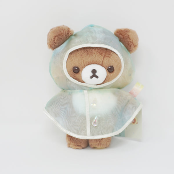 2025 Chairoikoguma with Rain Poncho Plush - Rainy Sunny Days Rilakkuma - San-X